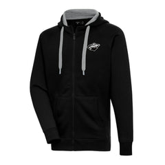 Minnesota Wild Antigua Metallic Logo Victory Full-Zip Hoodie - Black - NHL