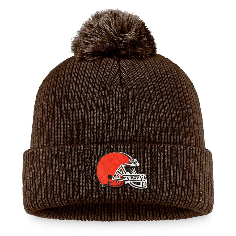 Cleveland Browns Women's Cuffed Knit Hat with Pom Brown | Fanatics