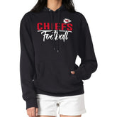 Kansas City Chiefs G-III 4Her by Carl Banks Women's Graphic Fleece Pullover Hoodie Black | NFL