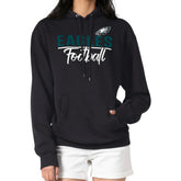 Philadelphia Eagles G-III 4Her by Carl Banks Women's Graphic Fleece Pullover Hoodie Black | NFL