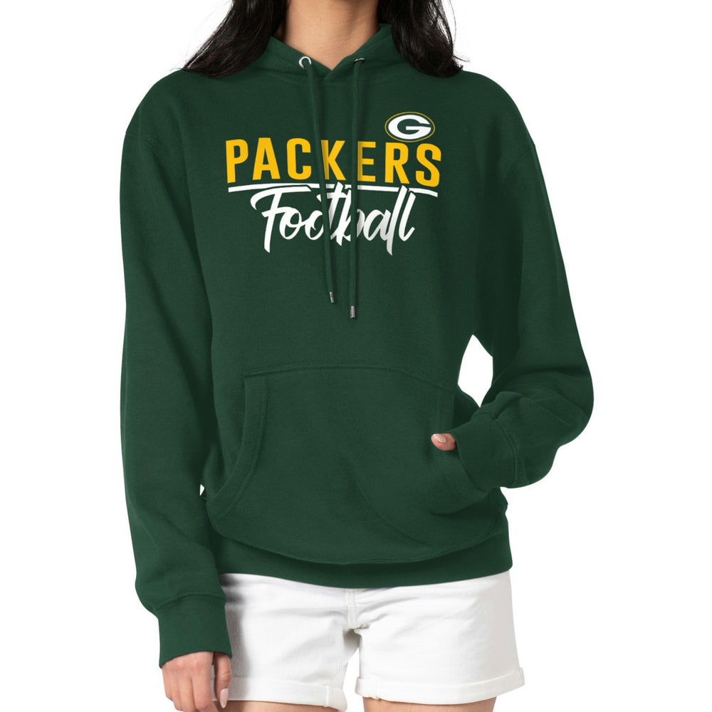 Green Bay Packers G-III 4Her by Carl Banks Women's Graphic Fleece Pullover Hoodie Green | NFL