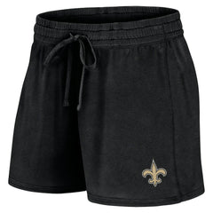 New Orleans Saints Women's Start to Finish T-Shirt & Shorts Combo Pack Black | Fanatics