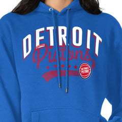 Detroit Pistons G-III 4Her by Carl Banks Women's Filigree Logo Pullover Hoodie - Blue - NBA