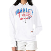 Oklahoma City Thunder G-III 4Her by Carl Banks Women's Filigree Logo Pullover Hoodie - White - NBA