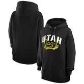 Utah Jazz G-III 4Her by Carl Banks Women's Filigree Logo Pullover Hoodie - Black - NBA