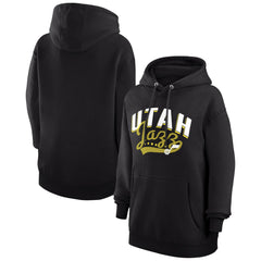 Utah Jazz G-III 4Her by Carl Banks Women's Filigree Logo Pullover Hoodie - Black - NBA