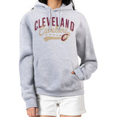 Cleveland Cavaliers G-III 4Her by Carl Banks Women's Filigree Logo Pullover Hoodie - Heather Gray - NBA