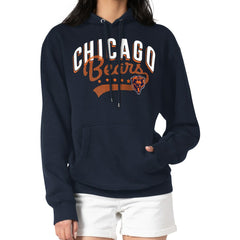 Chicago Bears G-III 4Her by Carl Banks Women's Filigree Logo Pullover Hoodie – Navy | NFL