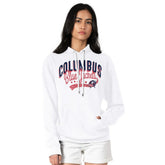 Columbus Blue Jackets G-III 4Her by Carl Banks Women's Filigree Logo Pullover Hoodie – White - NHL