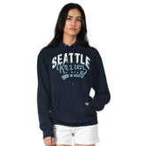 Seattle Kraken G-III 4Her by Carl Banks Women's Filigree Logo Pullover Hoodie – Deep Sea Blue - NHL