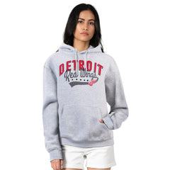 Detroit Red Wings G-III 4Her by Carl Banks Women's Filigree Logo Pullover Hoodie – Gray - NHL