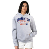 Edmonton Oilers G-III 4Her by Carl Banks Women's Filigree Logo Pullover Hoodie – Gray - NHL