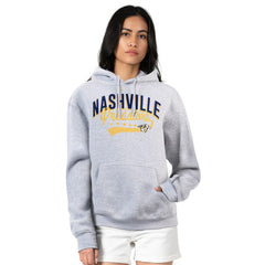 Nashville Predators G-III 4Her by Carl Banks Women's Filigree Logo Pullover Hoodie – Gray - NHL
