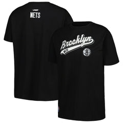 Brooklyn Nets Pro Standard Women's Script Boyfriend T-Shirt Black - NBA