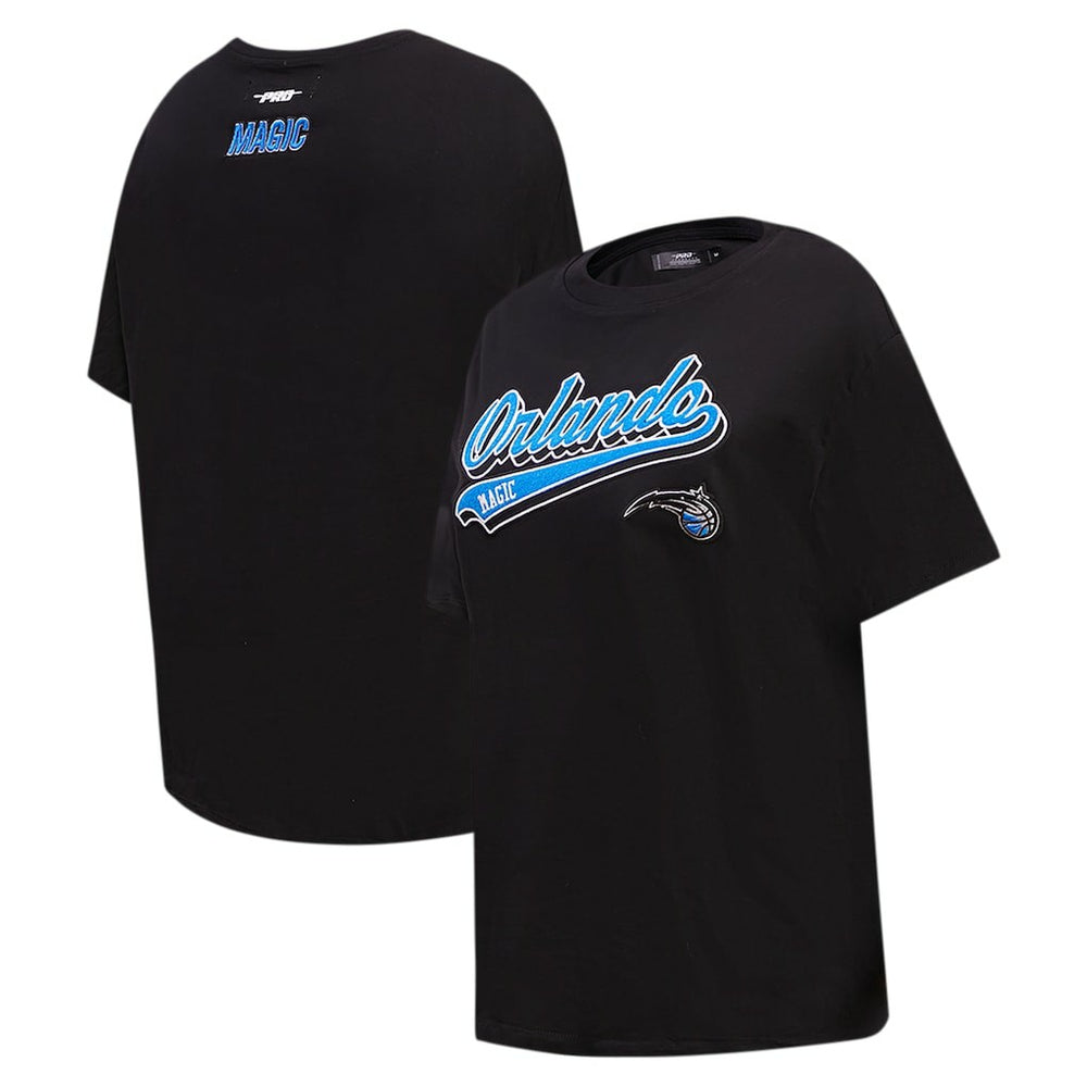 Orlando Magic Pro Standard Women's Script Boyfriend T-Shirt Black - NBA