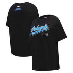 Orlando Magic Pro Standard Women's Script Boyfriend T-Shirt Black - NBA