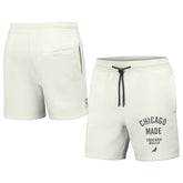 Chicago Bulls NBA x Staple Heavyweight Fleece Shorts Cream - NBA