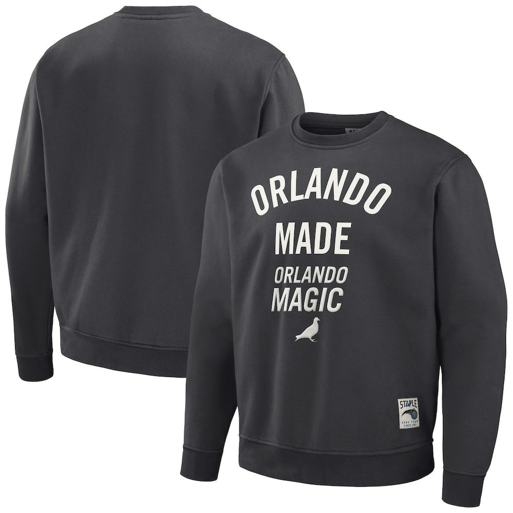 Orlando Magic NBA x Staple Plush Pullover Sweatshirt Anthracite - NBA
