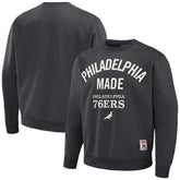 Philadelphia 76ers NBA x Staple Plush Pullover Sweatshirt Anthracite - NBA