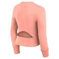 Las Vegas Raiders Women's Studio Fitted Long Sleeve Gym Top Coral | Fanatics