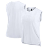 Denver Broncos Women's Studio Gym Tank Top White | Fanatics