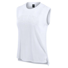 Houston Texans Women's Studio Gym Tank Top White | Fanatics
