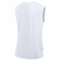 Houston Texans Women's Studio Gym Tank Top White | Fanatics
