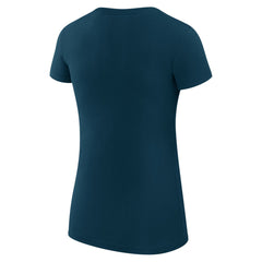 Oklahoma City Thunder G-III 4Her by Carl Banks Women's Super-Slim Fit Lightweight Filigree Logo T-Shirt - Navy - NBA