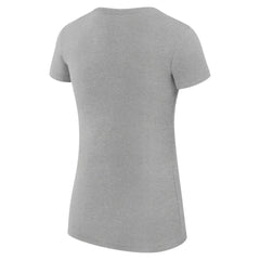 Cleveland Cavaliers G-III 4Her by Carl Banks Women's Super-Slim Fit Lightweight Filigree Logo T-Shirt - Heather Gray - NBA