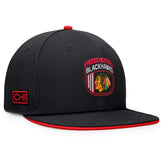 Chicago Blackhawks Fanatics 2024 NHL Draft Snapback Hat - Black - NHL