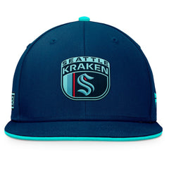 Seattle Kraken Fanatics 2024 NHL Draft Snapback Hat - Deep Sea Blue - NHL