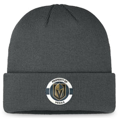 Vegas Golden Knights Fanatics Authentic Pro Training Camp Cuffed Knit Hat - Charcoal - NHL