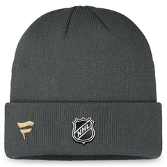 Vegas Golden Knights Fanatics Authentic Pro Training Camp Cuffed Knit Hat - Charcoal - NHL
