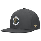 Vegas Golden Knights Fanatics Authentic Pro Training Camp Snapback Hat - Charcoal - NHL