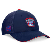 New York Rangers Fanatics 2024 NHL Draft On Stage Trucker Adjustable Hat - Navy - NHL