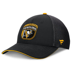 Pittsburgh Penguins Fanatics 2024 NHL Draft On Stage Trucker Adjustable Hat - Black - NHL