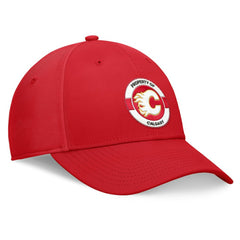 Calgary Flames Fanatics Authentic Pro Training Camp Flex Hat - Red - NHL