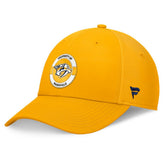 Nashville Predators Fanatics Authentic Pro Training Camp Flex Hat - Gold - NHL