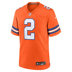 Patrick Surtain II Denver Broncos Mile High Collection 1977 Throwback Player Game Jersey Orange | Nike for Sale