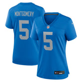 David Montgomery Detroit Lions Women's Alternate Game Jersey Blue | Nike for Sale