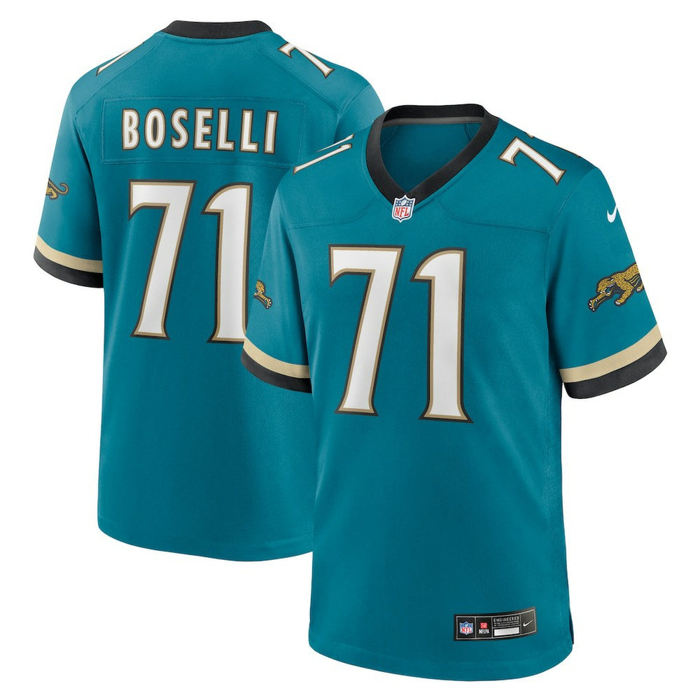 Tony Boselli Jacksonville Jaguars Prowler Throwback Retired Player Game Jersey Teal | Nike for Sale