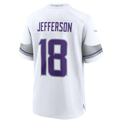 Justin Jefferson Minnesota Vikings Alternate Game Player Jersey White | Nike for Sale