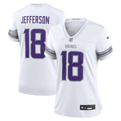 Justin Jefferson Minnesota Vikings Women's Alternate Game Player Jersey White | Nike for Sale