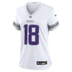 Justin Jefferson Minnesota Vikings Women's Alternate Game Player Jersey White | Nike for Sale
