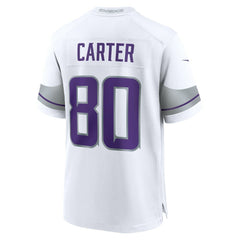 Cris Carter Minnesota Vikings Alternate Retired Player Game Jersey White | Nike for Sale