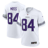Randy Moss Minnesota Vikings Alternate Retired Player Game Jersey White | Nike for Sale