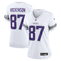 T.J. Hockenson Minnesota Vikings Women's Alternate Game Player Jersey White | Nike for Sale