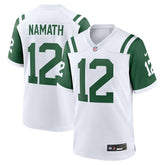 Joe Namath New York Jets Classic Alternate Retired Player Game Jersey White | Nike for Sale