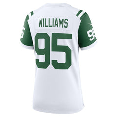 Quinnen Williams New York Jets Women's Classic Alternate Game Jersey White | Nike for Sale