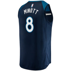 Josh Minott Minnesota Timberwolves Fast Break Player Jersey Icon Edition Navy - NBA
